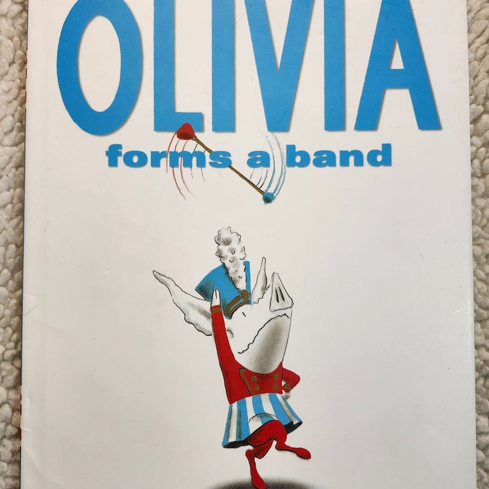 Olivia Forms a Band Ian Falconer Hardcover Children'Picture Book 1st Ed with DJ